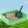 Travel Smart with Your Cat: Portable Folding Semi-Open Disposable Litter Box