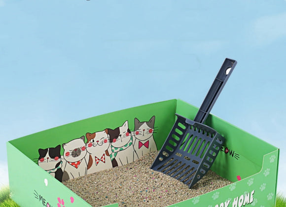 Travel Smart with Your Cat: Portable Folding Semi-Open Disposable Litter Box
