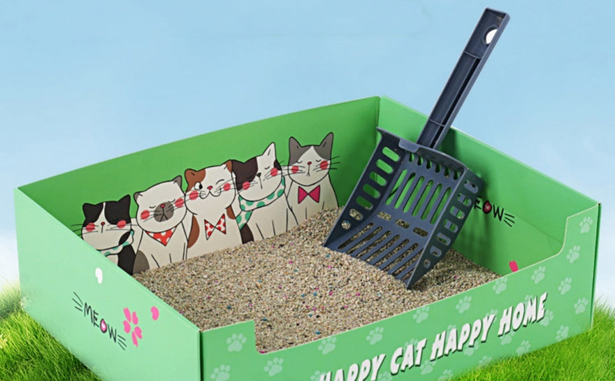Travel Smart with Your Cat: Portable Folding Semi-Open Disposable Litter Box