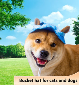 Summer Dog Hat Cat Wear-resistant Breathable Bucket Hat