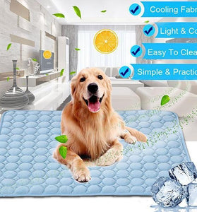 Pet Dog Cat Ice Silk Cold Nest Pad For Cooling In Summer