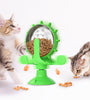 Cat Self-Healing Toy Leaks Food Spinning Windmill