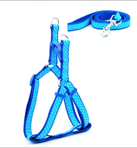 Factory Direct Spot Pet Leashes Polka Dot Pet Chest Straps, Dog Leashes, Small And Medium-Sized Dogs