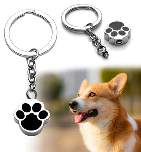 Dog Paw Can Open Urn Pendant