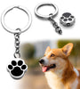 Dog Paw Can Open Urn Pendant