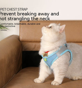 Hand Holding Rope Pet Dog Breast Strap Summer Breathable