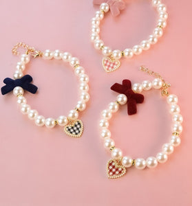 Pet Fashion Personality Retro Advanced Texture Bow