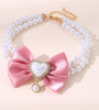 Cute Heart Shape Princess Style Pet Necklace