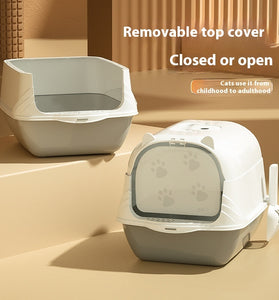 Oversized Enclosed Litter Box