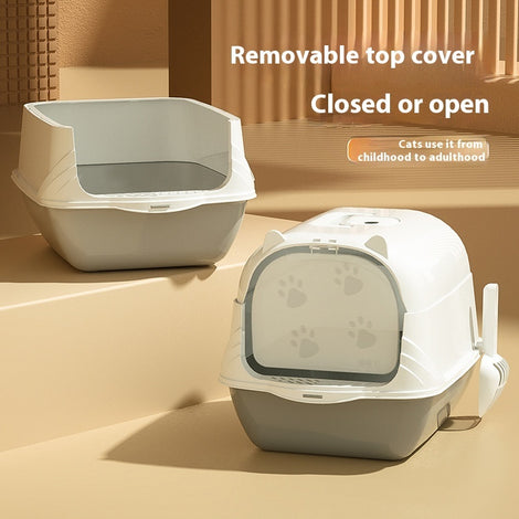 Oversized Enclosed Litter Box