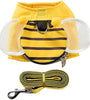 Bee Suspender Set With Cat Harness And Pet Leash, Perfect For Walking Your Furry Friend In Style