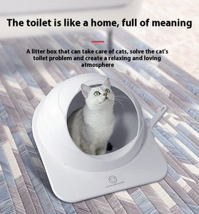 Litter Box Large Fully Enclosed Cat Litter Basin Deodorant