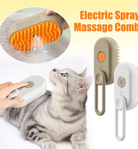 Cat Steam Brush Steamy Dog Brush 3 In 1 Electric Spray Cat Hair Brushes For Massage Pet Grooming Comb Hair Removal Combs Pet Products