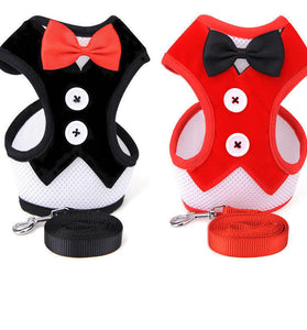Bow evening dress pet strap