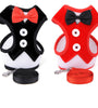 Bow evening dress pet strap