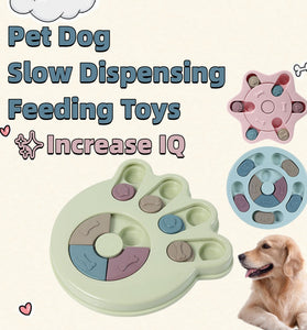 Dog Puzzle Toys Increase IQ Interactive Slow Dispensing Feeding Dog Training Games Feeder For Small Medium Dog Pet Training Toy