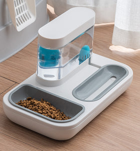 automatic pet cat feeder water dispenser
