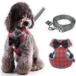 Plaid Vest-style Pet Chest Harness Small Dog Dress Leash