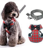 Plaid Vest-style Pet Chest Harness Small Dog Dress Leash