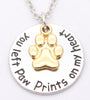 Dog paw necklace