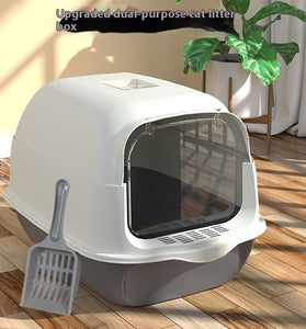 Litter Box Fully Enclosed Cat Toilet