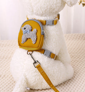 Dog Cat Lead Rope Chest Braces Pet Chain Snack Pack