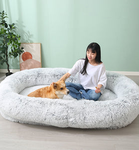 Pet Pad Plush Winter Warm Large Pet Bed Removable And Washable