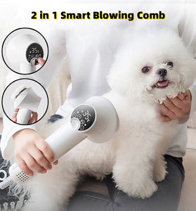 Smart Pet Hair Dryer Dog Golden Retriever Cat Grooming Hairdressing Blow & Comb Silent No Harm Pet Cleaning Supplies Pet Products